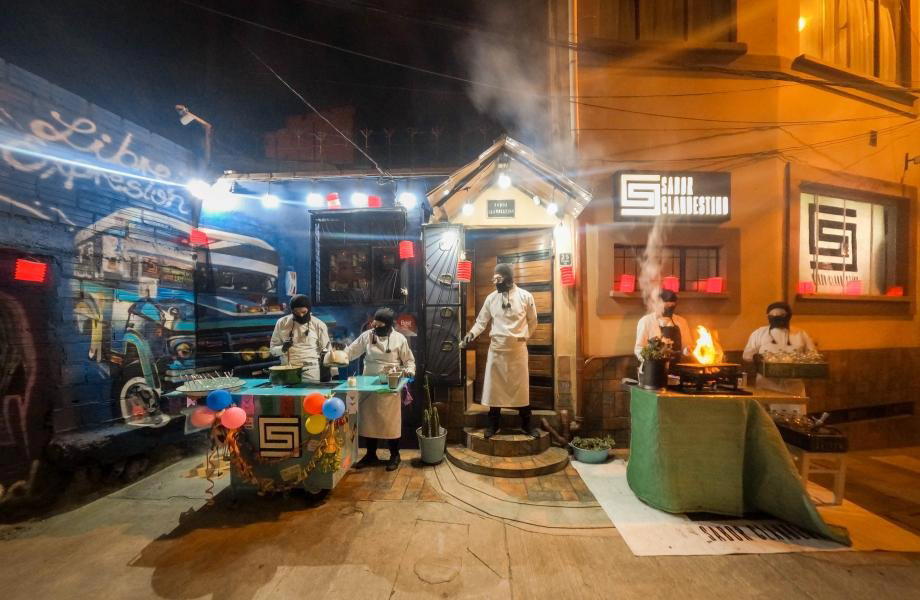 Sabor Clandestino restaurant in La Paz