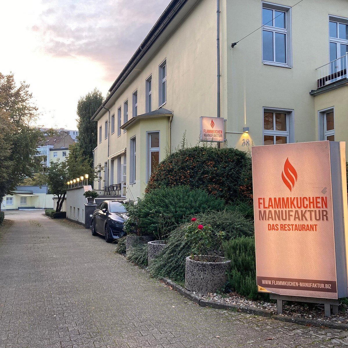 Flammkuchen Manufaktur restaurant in Düsseldorf, Germany