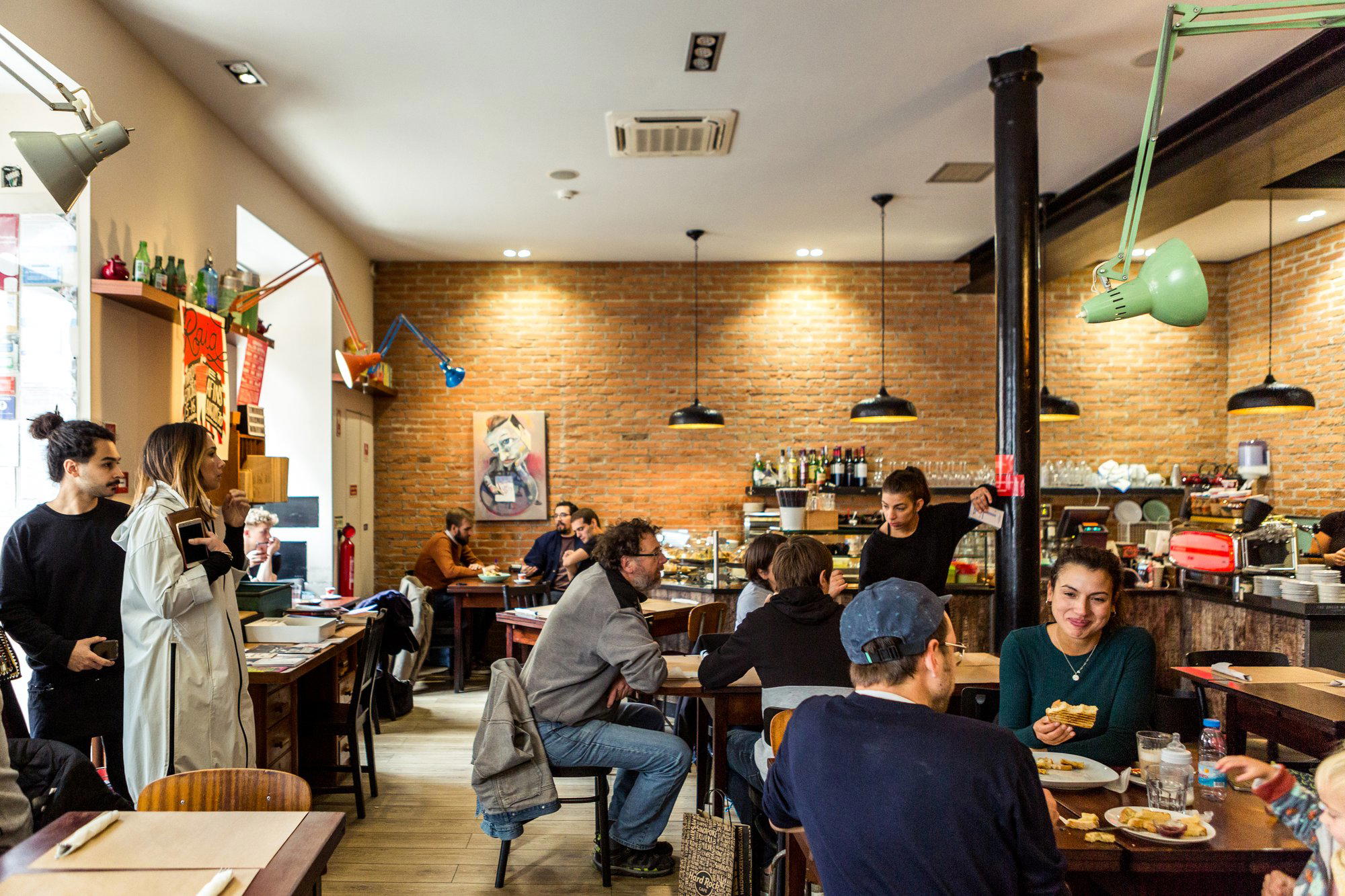 Brick Cafe Lisboa restaurant in Lisbon, Portugal