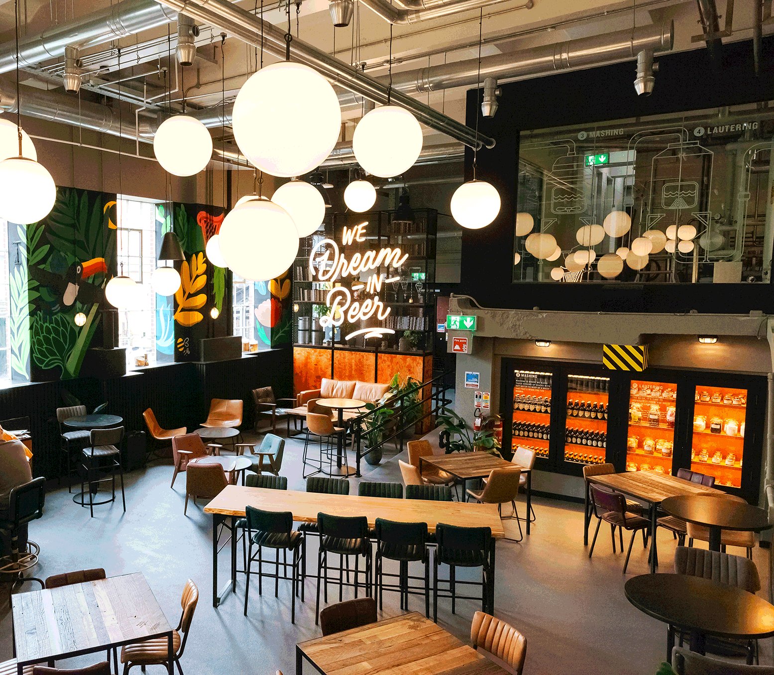 Guinness Open Gate Brewery restaurant in Dublin, Ireland