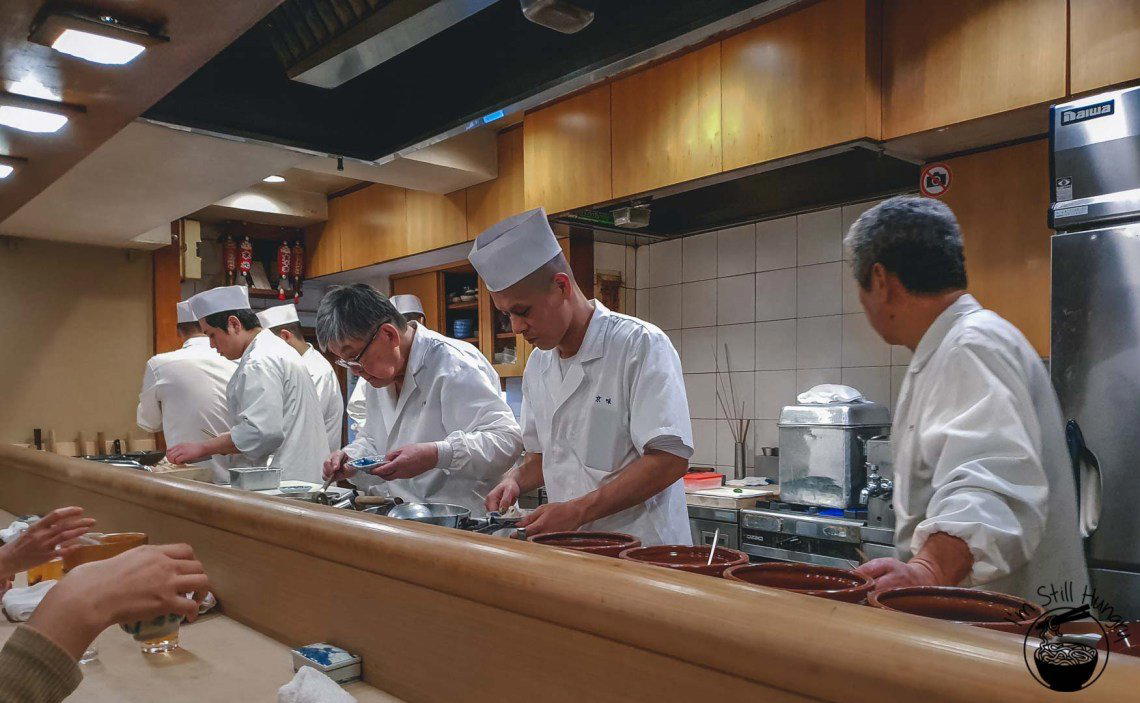Kyoaji (京味) restaurant in Tokyo, Japan