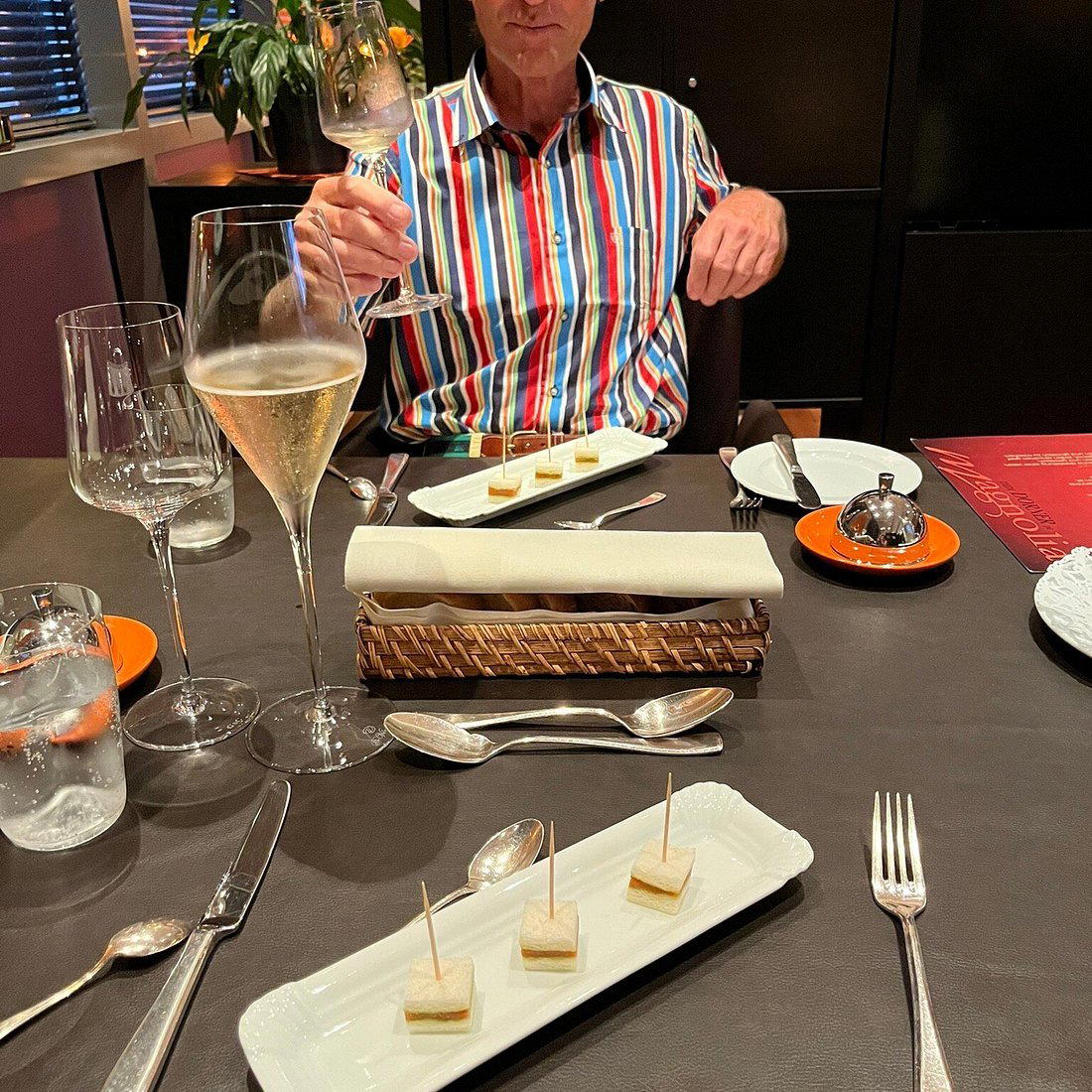 Didi Dorner at Magnolia restaurant in Graz, Austria