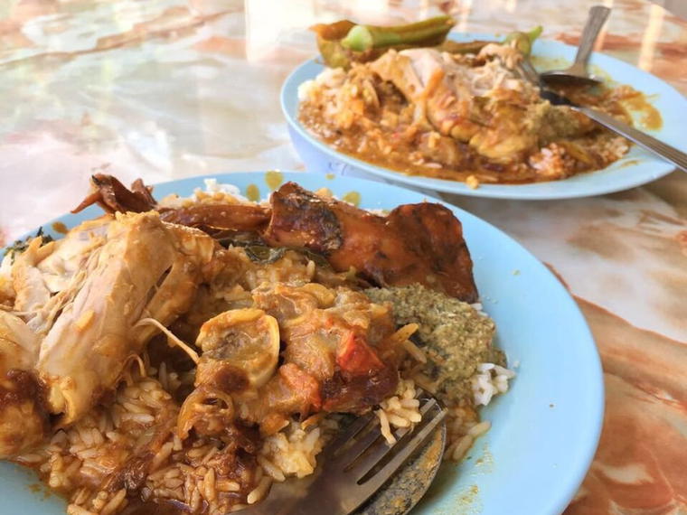 Nasi Kandar Deen Mutiara, Padang Tembak Claypot, and Loh Kei Duck Meat, Penang, Malaysia