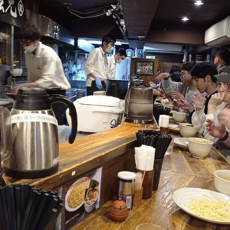 Fuunji restaurant in Tokyo, Japan