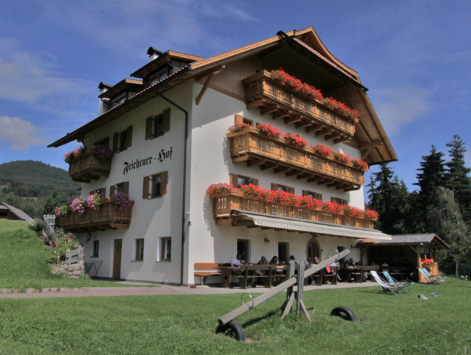 Feichtnerhof restaurant in Ritten, Italy