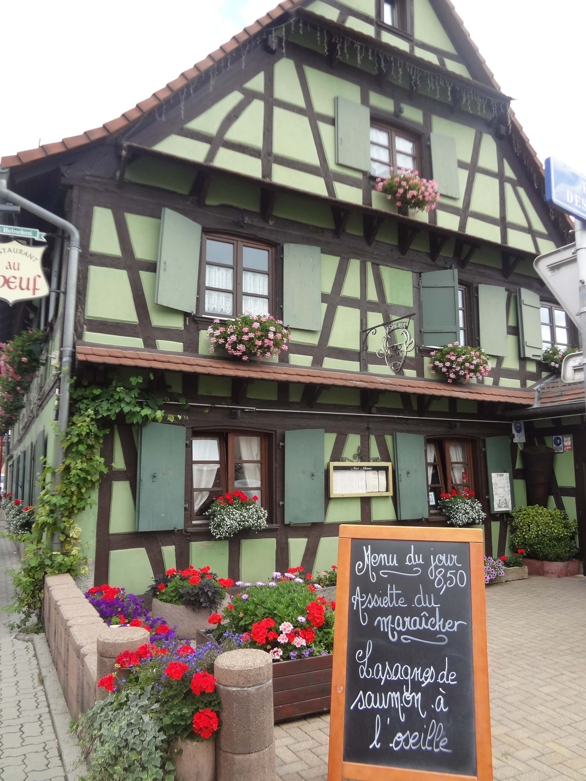 Au Bœuf restaurant in Plobsheim, France