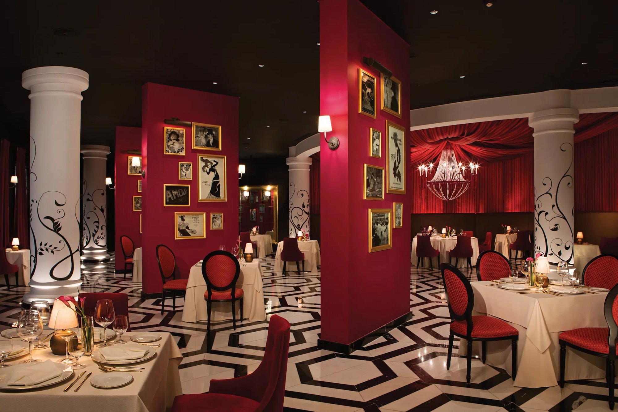 Bordeaux restaurant in Akumal, Mexico