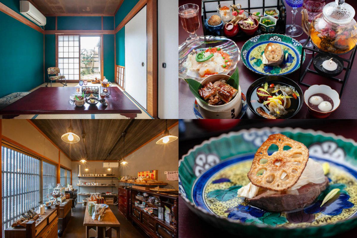 Medicinal Food Café Cien Gallery restaurant in Kanazawa, Japan