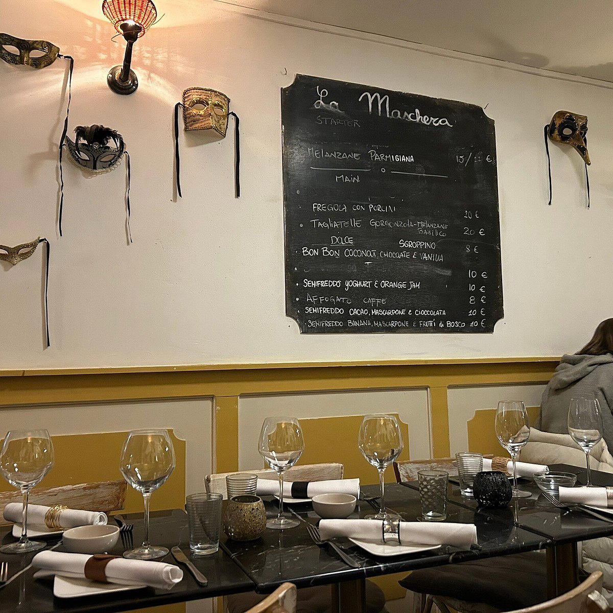 La Maschera restaurant in Amsterdam, Netherlands