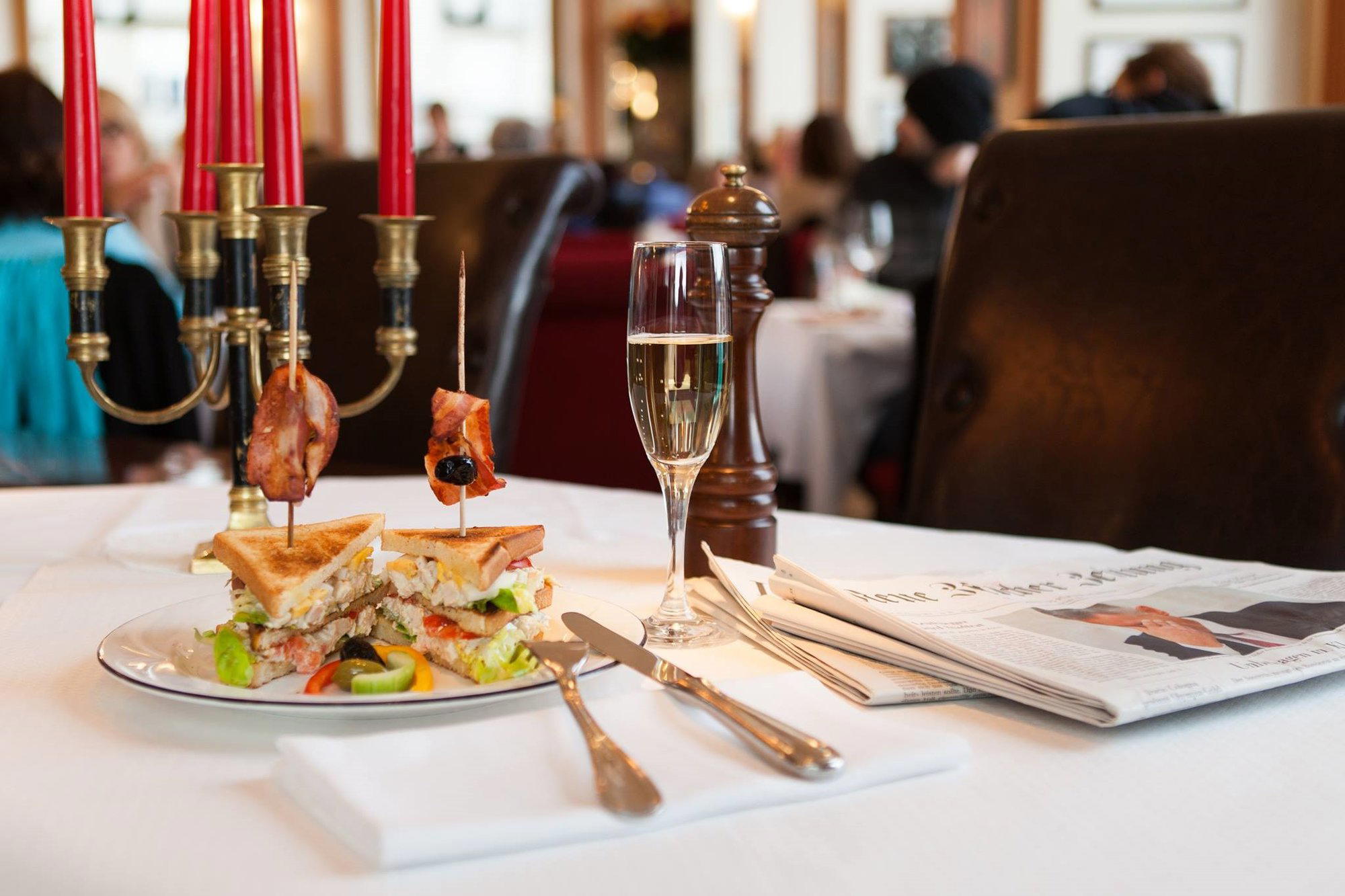 Café de Ville restaurant in Lucerne, Switzerland