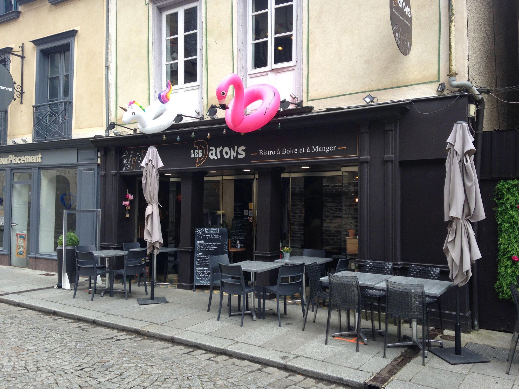 Les Darons restaurant in Rennes, France
