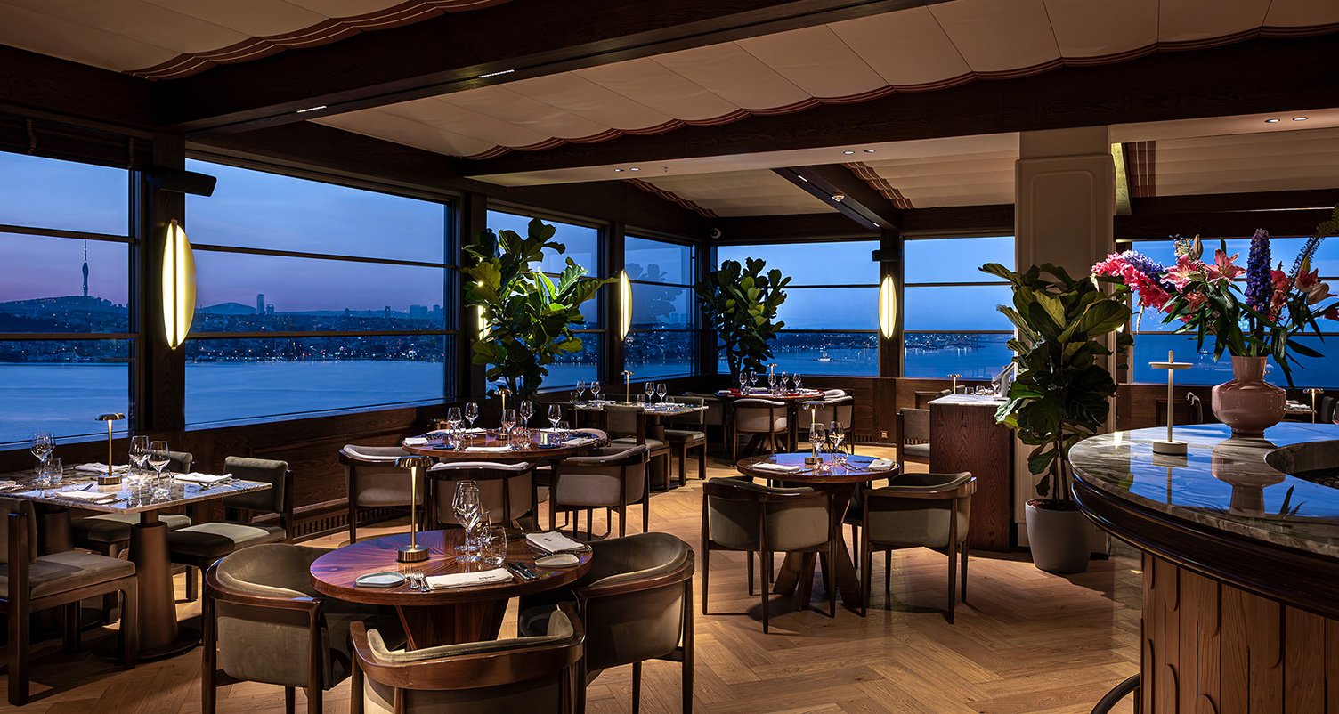 Topaz restaurant in Istanbul, Turkey