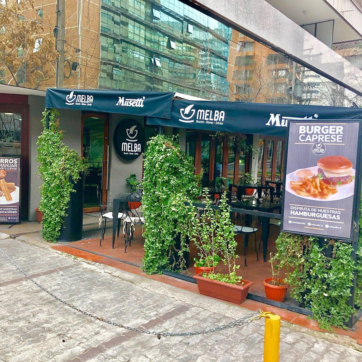 Café Melba don Carlos restaurant in Santiago, Chile