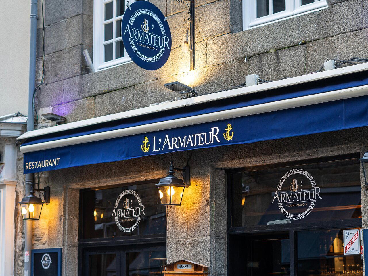 L'Armateur restaurant in Saint Malo, France