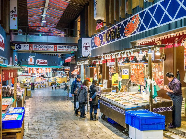 Omicho Market, Kanazawa, Japan