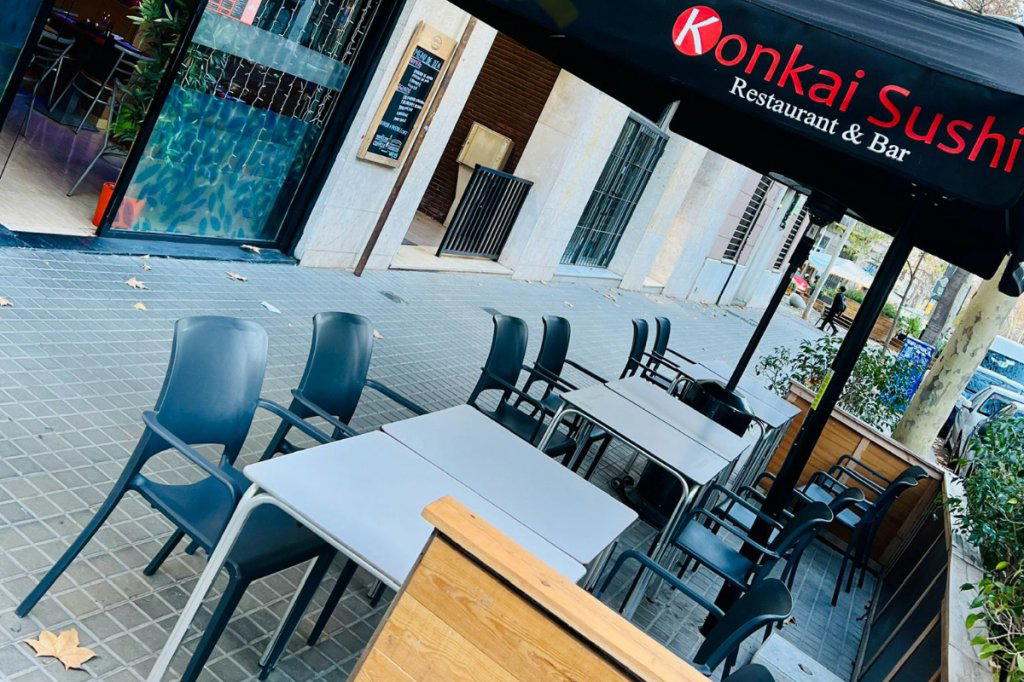 konkai sushi House restaurant in Barcelona, Spain