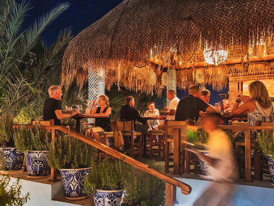 Tres Sirenas restaurant in Cabo San Lucas, Mexico