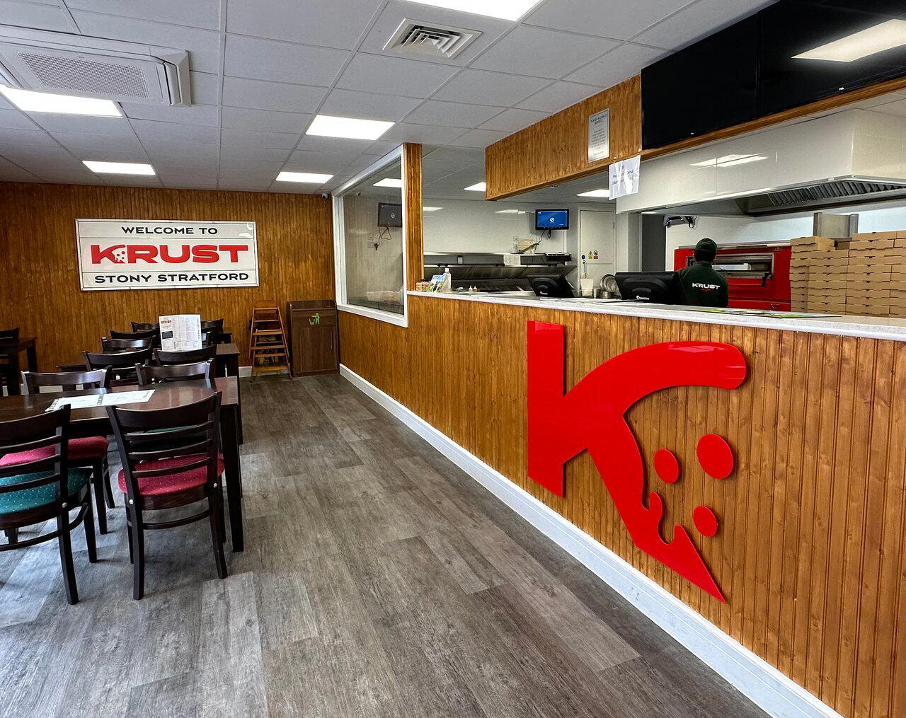 Krust Pizza restaurant in Milton Keynes, United Kingdom