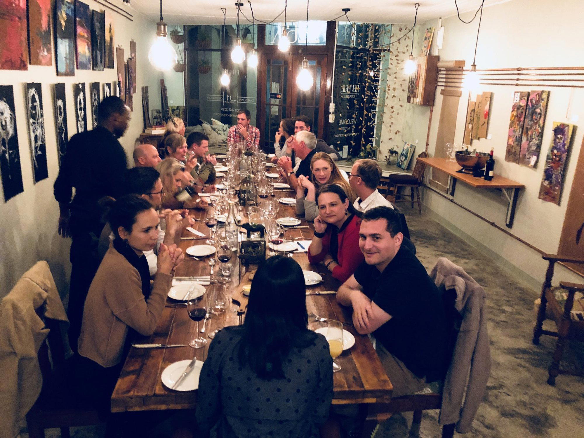 Reverie Social Table restaurant in Cape Town, South Africa