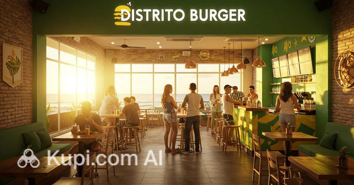 Distrito Burger restaurant in Paranagua, Brazil