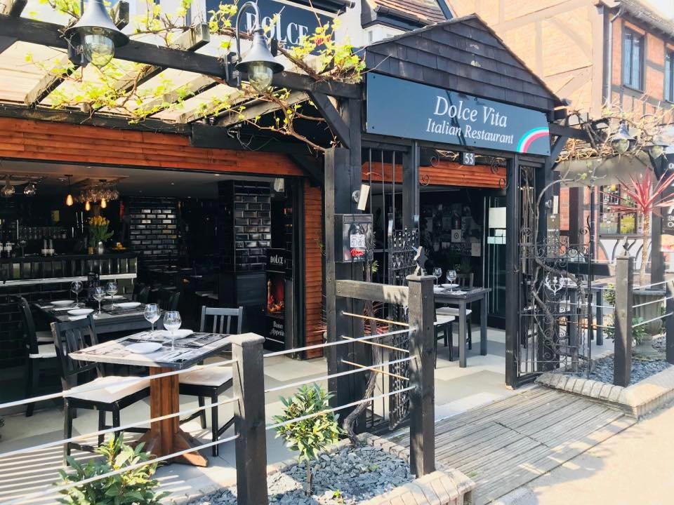 Dolce Vita restaurant in High Wycombe, United Kingdom