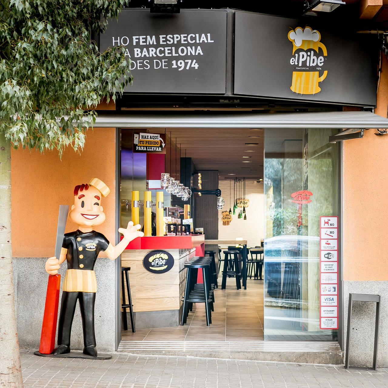 El Pibe restaurant in Barcelona, Spain