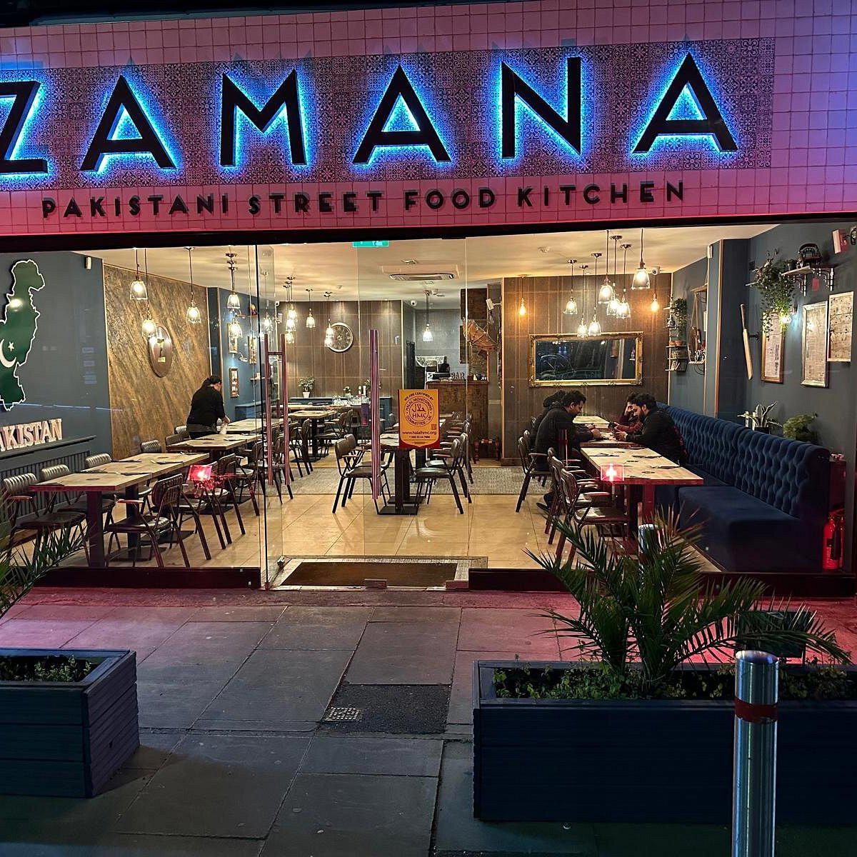 Zamana restaurant in Ilford