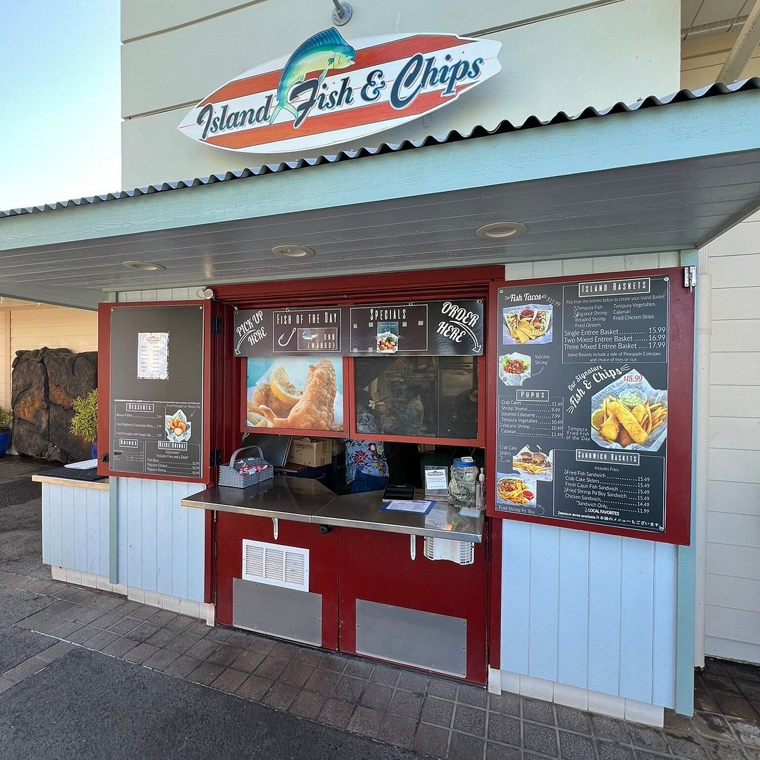 Island Fish & Chips restaurant in Waikoloa