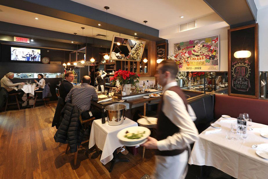 Chez Leveque restaurant in Outremont, Canada
