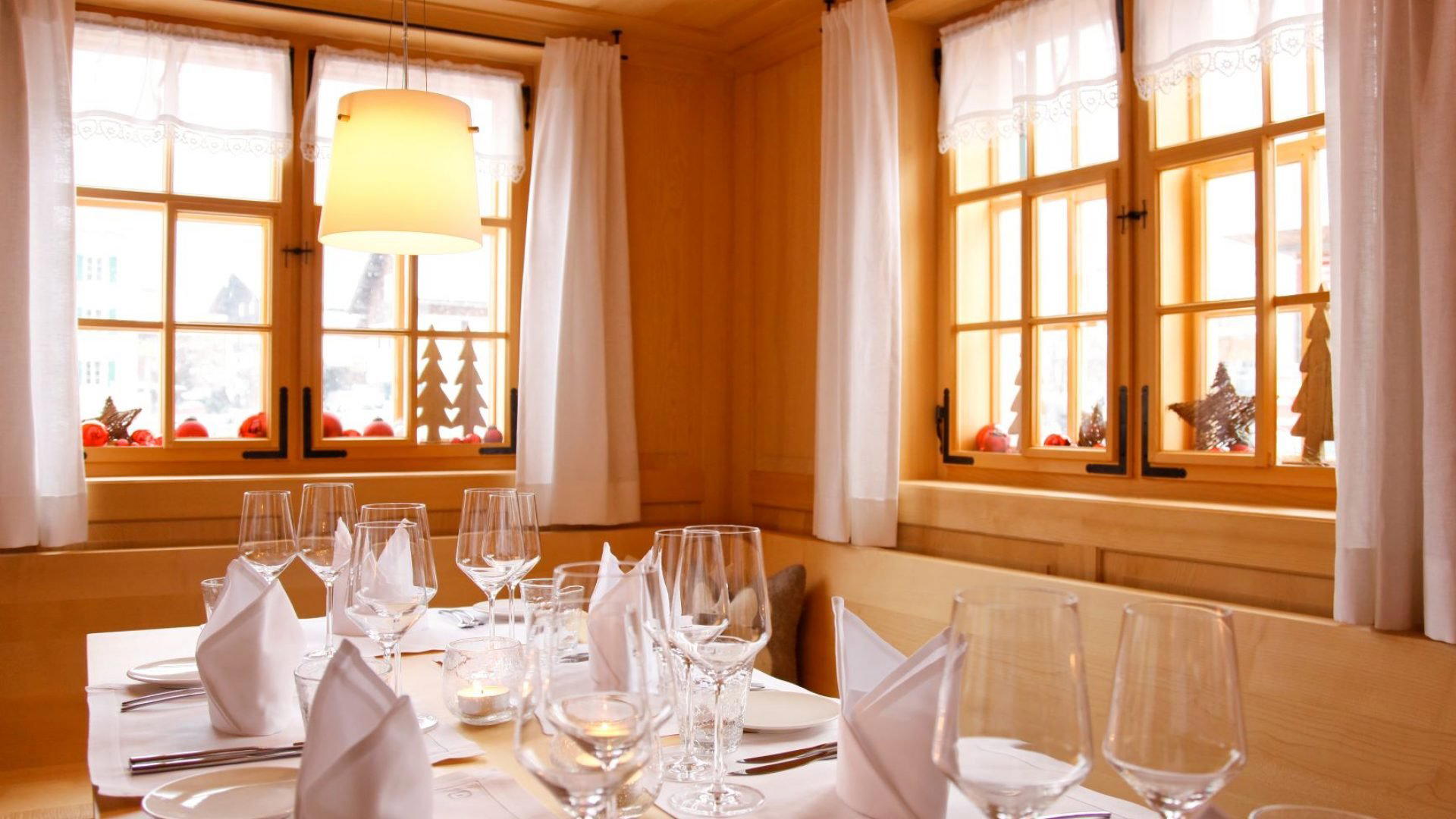 Sonne Mellau restaurant in Mellau, Austria