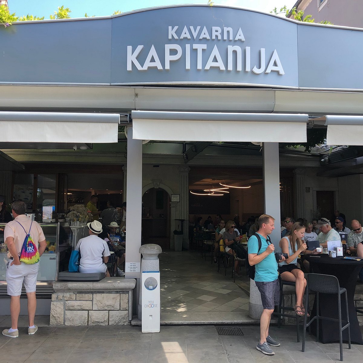 Kavarna Kapitanija restaurant in Koper, Slovenia