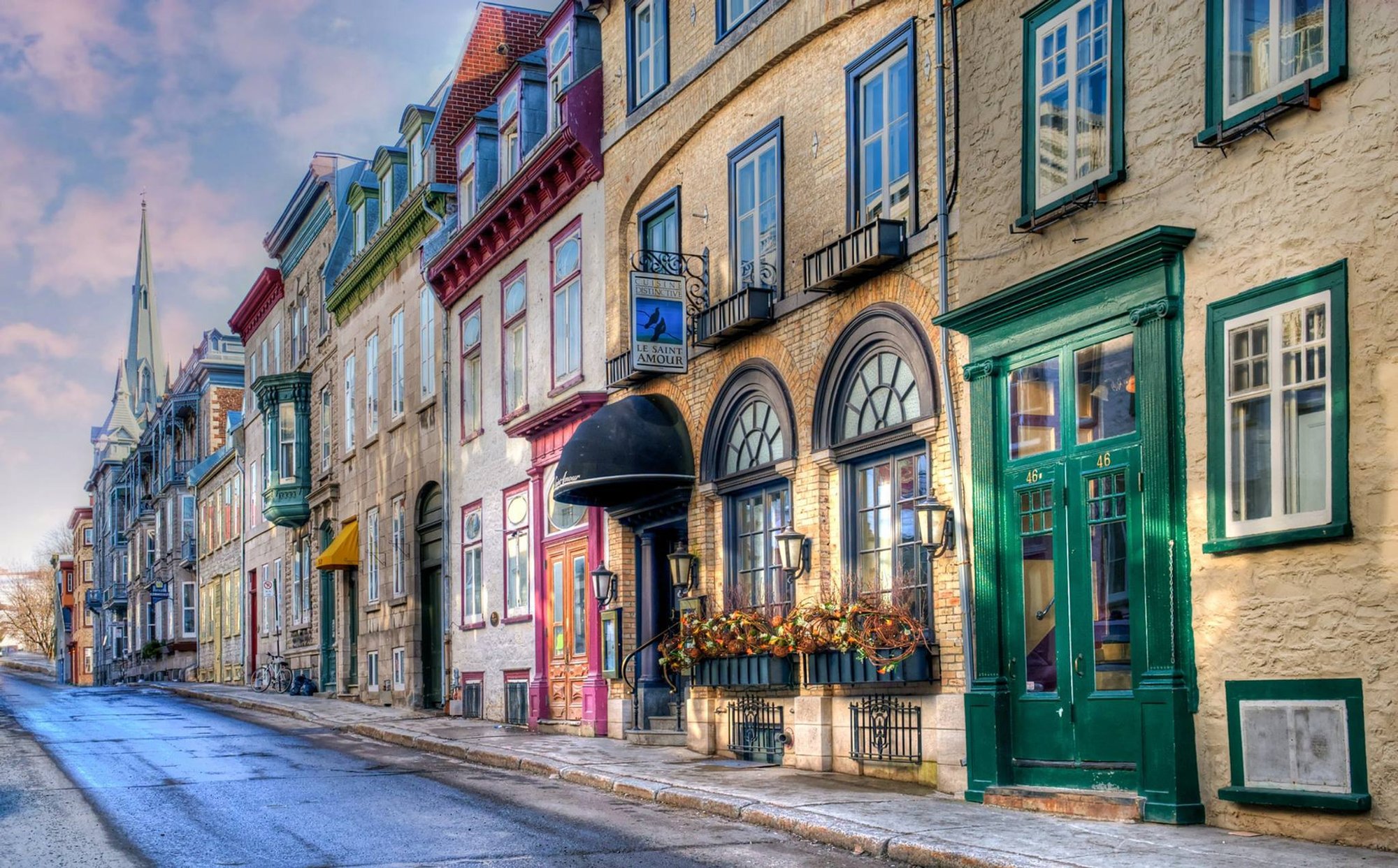 Saint-Amour restaurant in Quebec City, Canada