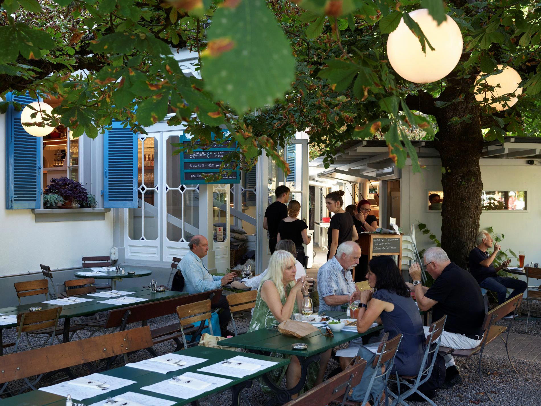 Marzilibrücke restaurant in Bern, Switzerland