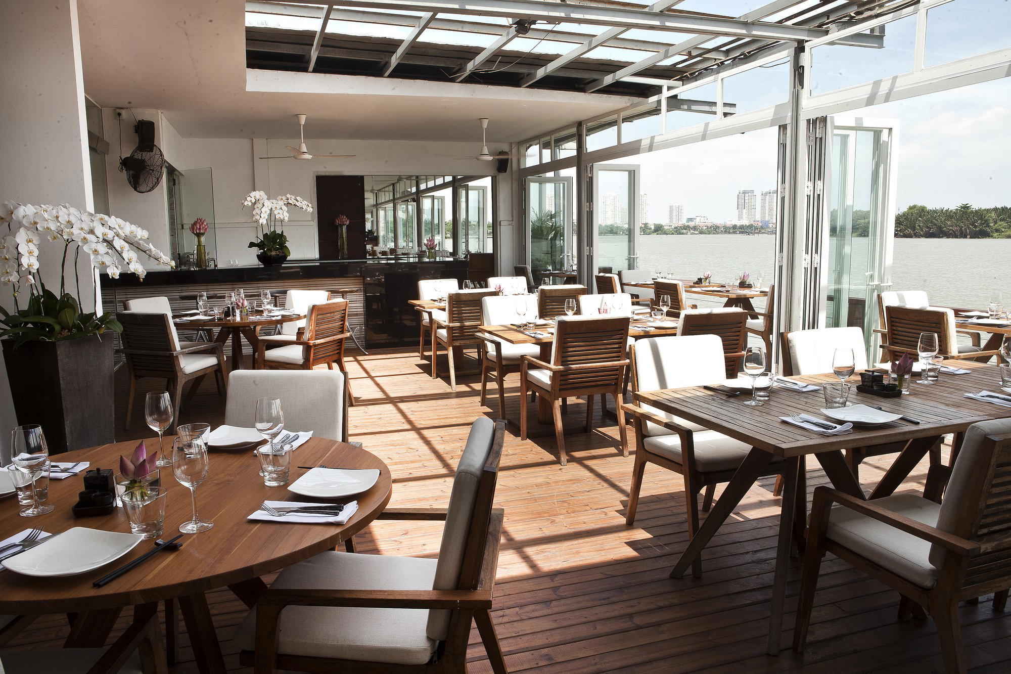 The Deck Saigon restaurant in Ho Chi Minh City, Vietnam