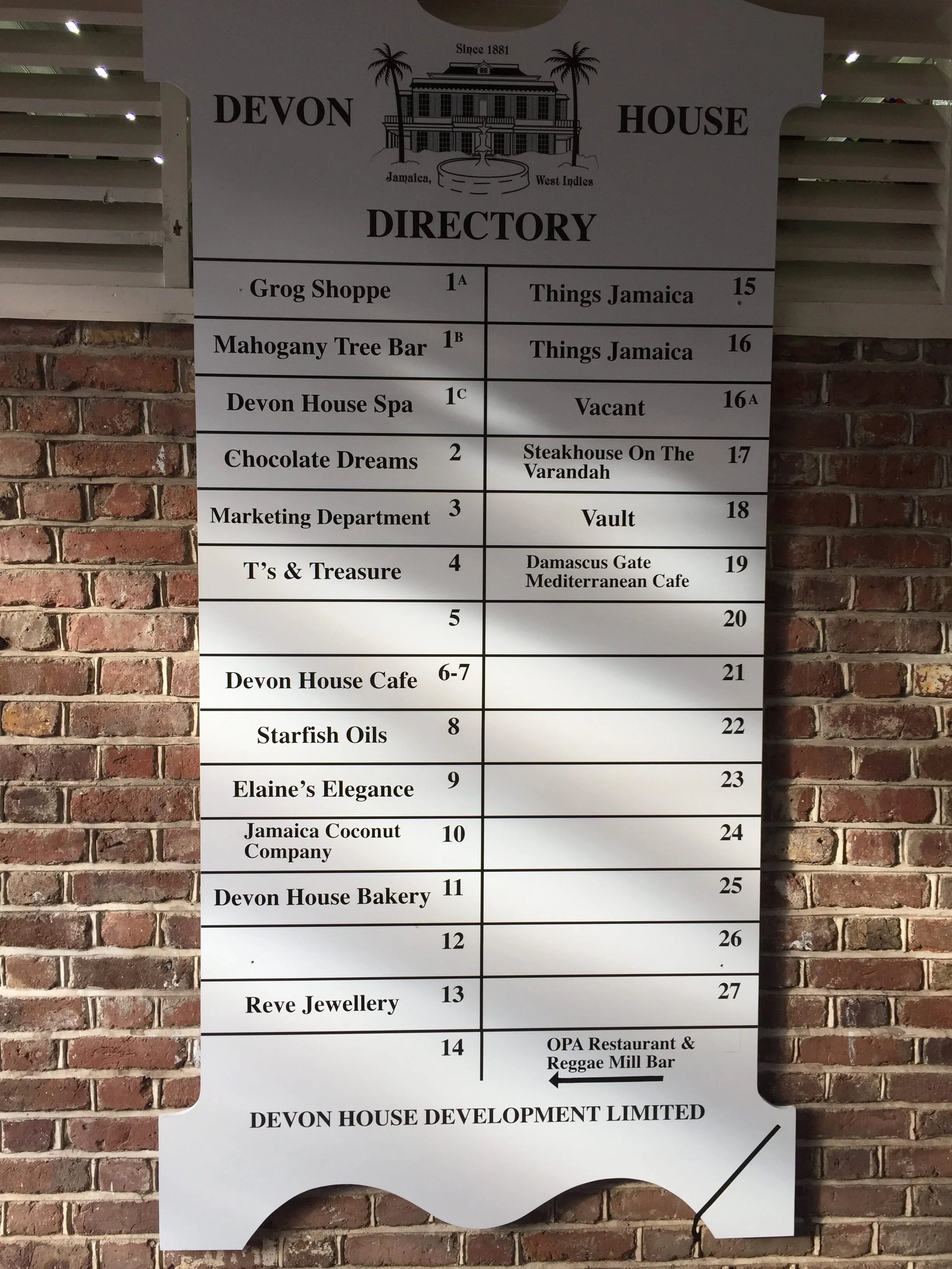 Devon House Bakery and Devon House I Scream restaurant in Kingston, Jamaica