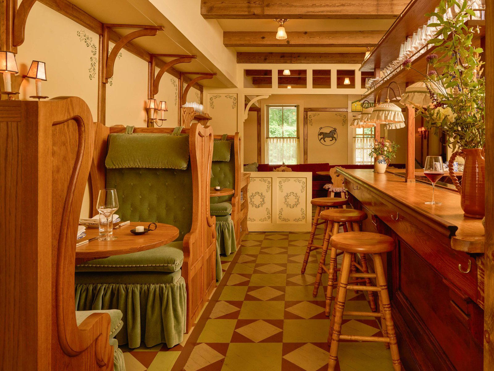 The Feathers restaurant in Rosendale