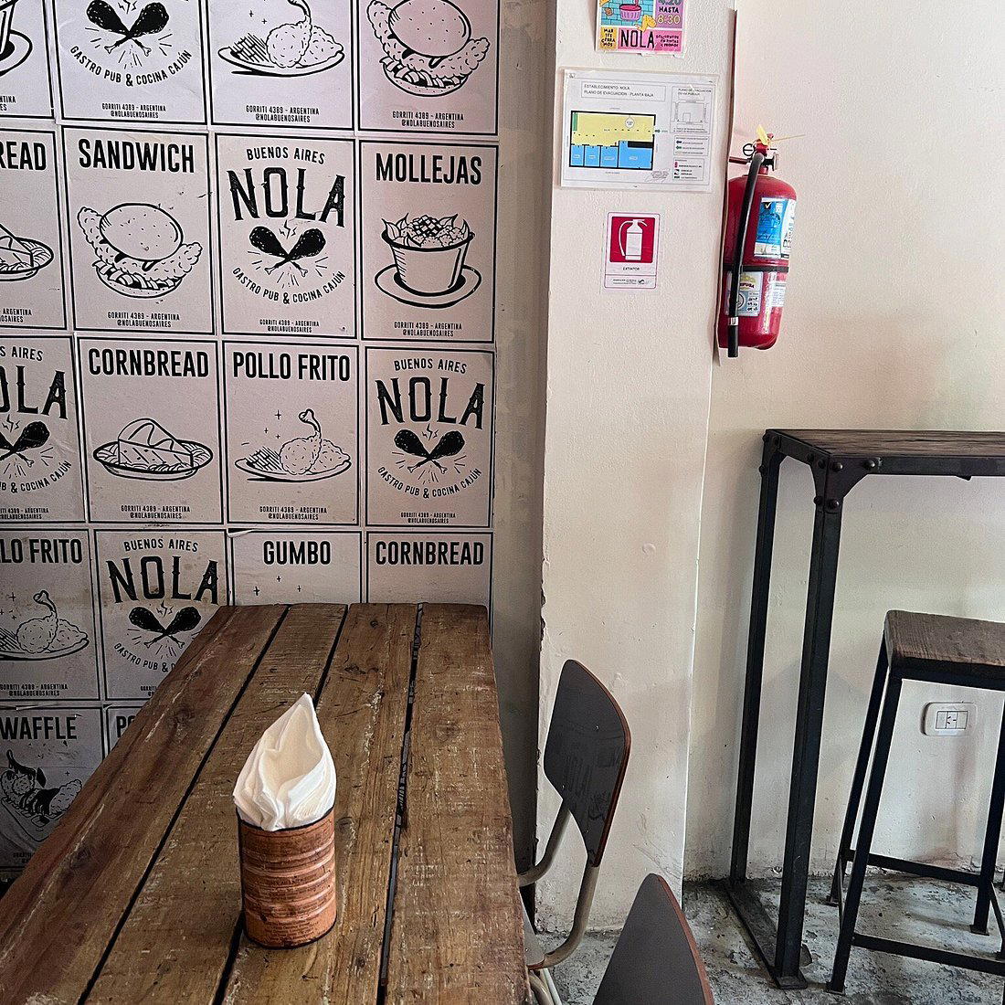 NOLA restaurant in Buenos Aires, Argentina