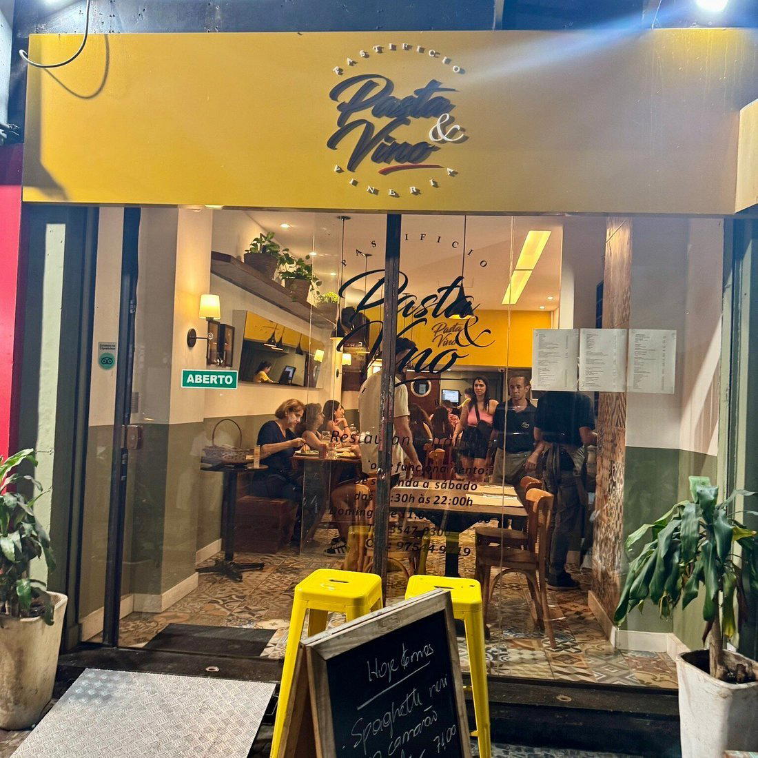 Pasta & Vino - Pastificio e Vineria restaurant in Rio de Janeiro, Brazil