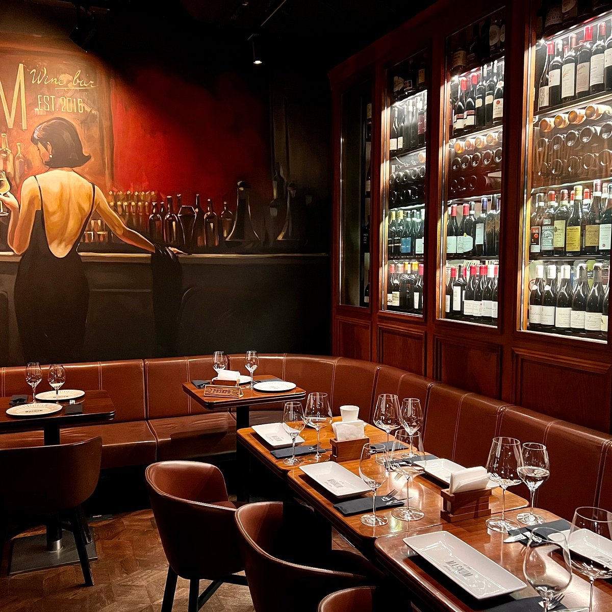 Magnum Wine Bar restaurant in Moscow, Russia