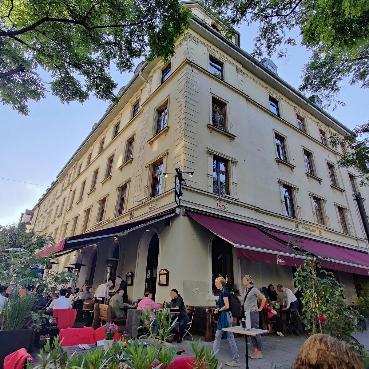 Pardi restaurant in Munich, Germany