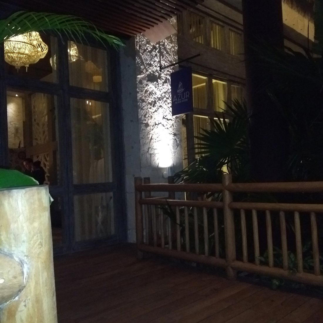 Bistro Bleu restaurant in Playa del Carmen, Mexico