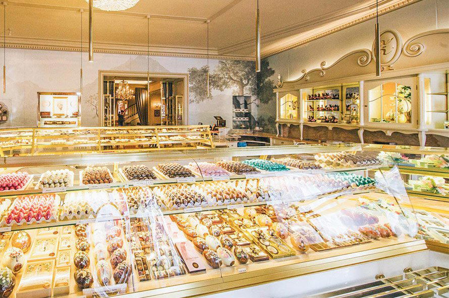 Zauner Esplanade restaurant in Bad Ischl, Austria