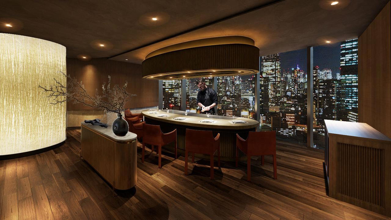 Ginza Ugai restaurant in Tokyo, Japan