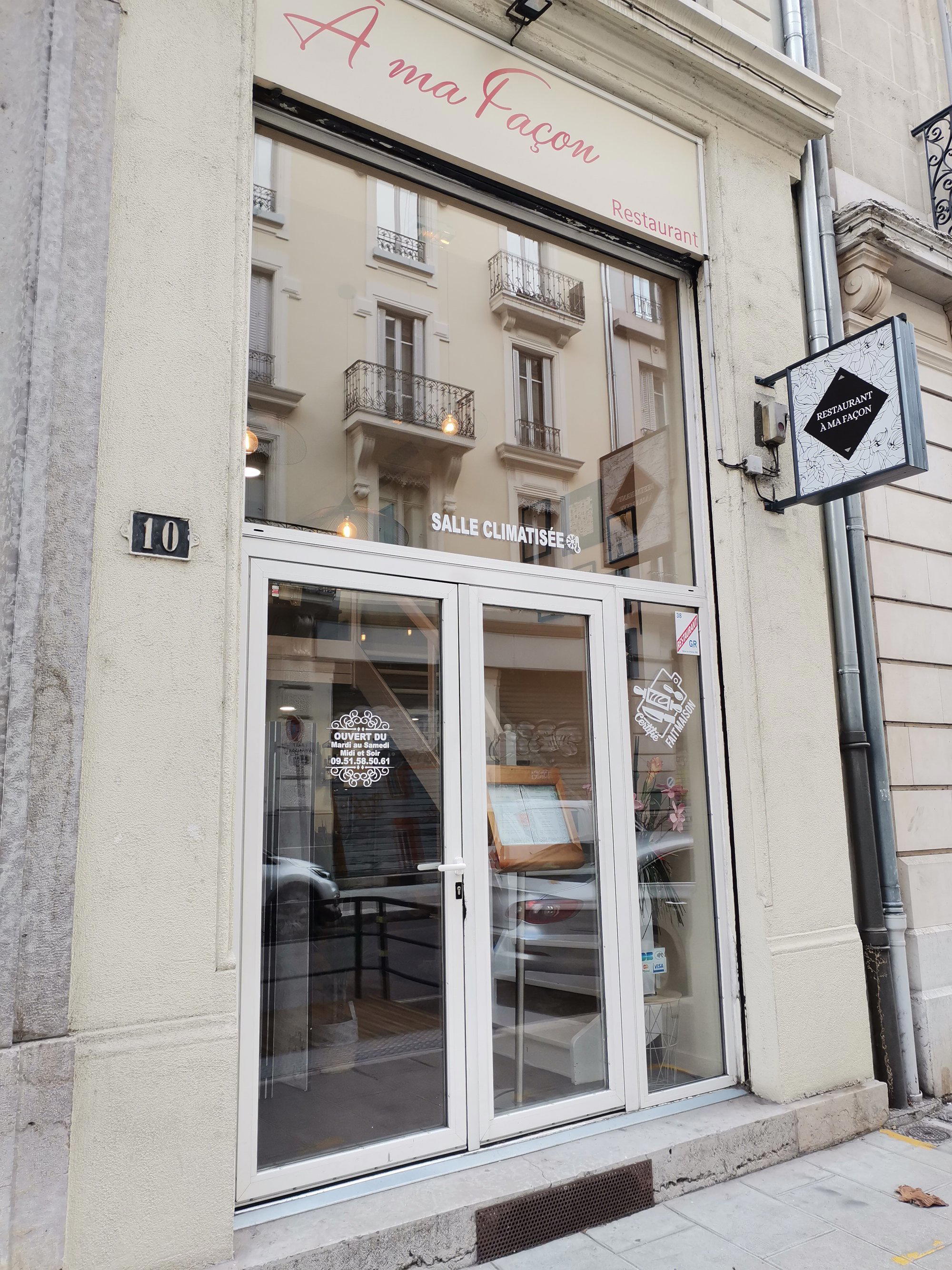 À Ma Façon restaurant in Grenoble, France