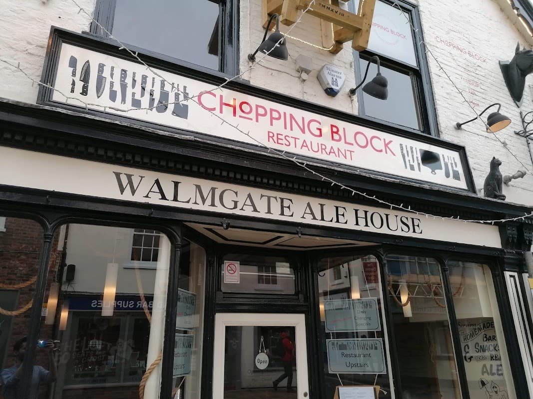 Chopping Block at Walmgate Ale House restaurant in York, United Kingdom