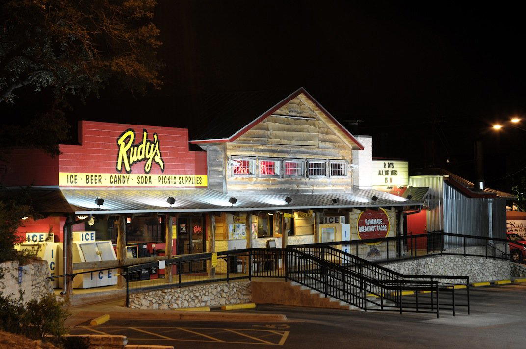 Rudy's "Country Store" and Bar-B-Q restaurant in Austin, United States