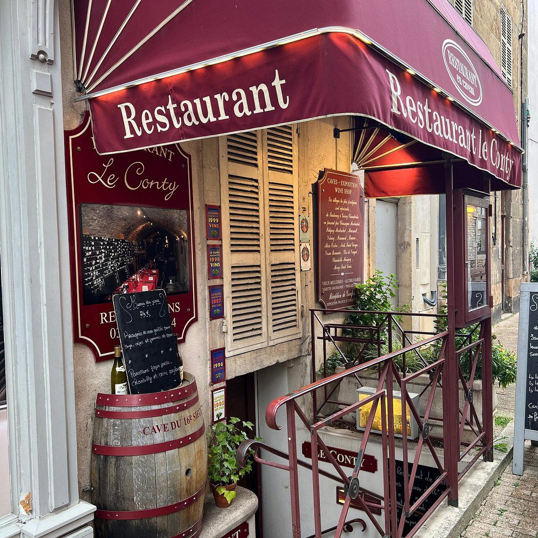 Le Conty restaurant in Beaune, France