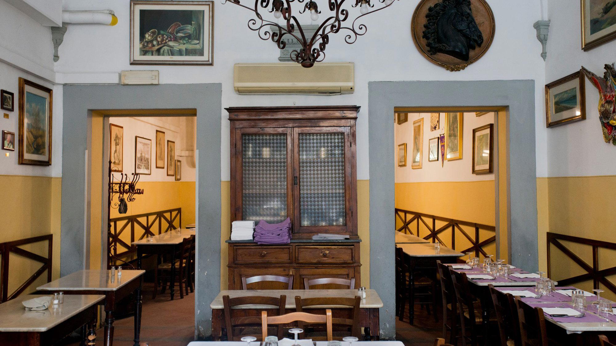 Trattoria Sergio Gozzi restaurant in Florence, Italy