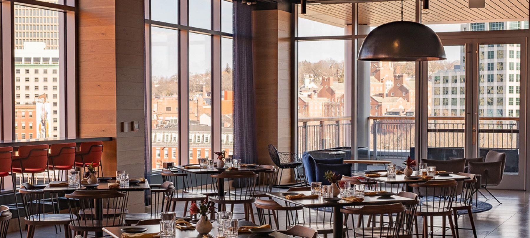 Blu Violet Roofbar restaurant in Providence, United States
