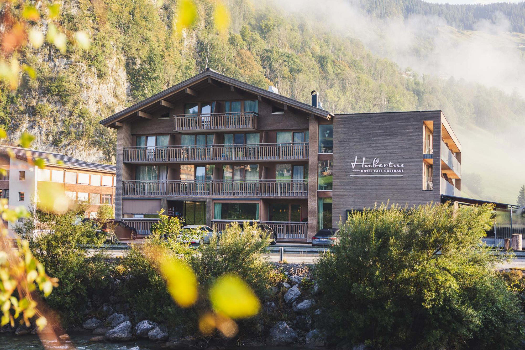 Hubertus restaurant in Au, Austria